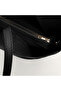 Women's Black Leather Look Handbag - 4