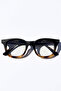 Eslovia Matt Black Leopard Blue Photochromic Sunglasses - 4
