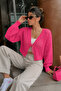 Women's Summer Openwork Knitted Tie-Up Crop Cardigan - 2