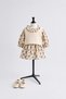 Baby Girl Floral Patterned Dress Side Tie Thin Knitwear Set Daily Special Occasions - 2