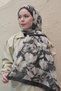 Eylül Pattern Imported Cotton Shawl - 2