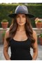 Special Design Fedora Trilby Hat Adjustable Cowboy Trilby with Gold Accessories - 7