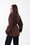 Stone-Detail Oversized Tunic with Slits - 5