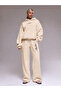 Unisex Women's and Men's Design Text Printed Oversize 3 Thread Hooded Sweatshirt and Baggy Sweatpants - 2