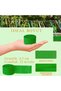 Grass Green Stripe Crepe Paper Roll, Flower Making, Craft Decoration Paper, 6 Pieces, 4.5cm X 22Meters - 2