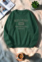Unisex Holiday Printed Crew Neck Sweatshirt - 2