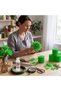 Grass Green Stripe Crepe Paper Roll, Flower Making, Craft Decoration Paper, 6 Pieces, 4.5cm X 22Meters - 3