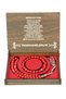 Coral Stone Prayer Beads and Bracelet Set – Stylish Gift Set with Wooden Box - 3
