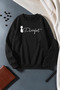 Unisex Cat Purrfect Printed Crew Neck Sweatshirt - 2