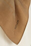 Cotton Naia Blend Natural Scarf - Khaki - 4