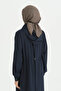 Cotton Naia Blend Natural Scarf - Dark Mink - 3