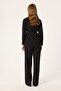 Belt-Detained Gold Button Jacket - 4
