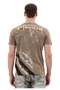 Men's Crew Neck Biker Design and Graphic Print T-Shirt - Ct706 - 6