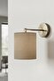 Novella Beige Fabric Textured Metal Antique Body Rustic E27 Single Wall Sconce - 4