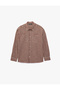 Classic Collar Cotton Long Sleeve Checkered Shirt - 5