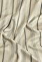 Green Striped Viscose Woven Buttoned Women's Pajama Set - 5