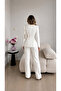 Front Pleated Jacket and Trousers Double Blazer Set - 4