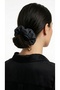 Women's Crown and Hairpin Set Padded Wide Crown Rubber Hairpin Monogram Patterned with Stone Heart Detail Gfboxwp5403 - 5