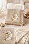 Soft Teddy Bear Embroidered 90X90 Welsoft Knitwear Baby Blanket