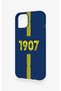 iPhone 13 Compatible 1907 Belt Pattern Silicone Case - 4