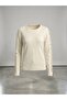 Thin Knitted Knitwear Blouse with Sleeve and Decolletage Detail 10319 - 5