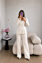 Front Pleated Jacket and Trousers Double Blazer Set - 5