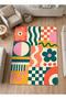 Sdt Traditional Patterned Modern Woven Base Decorative Carpet Sdtamor5209 - 2