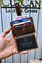 iPhone 17 Pro Compatible 9 Piece Genuine Leather Men's Gift Set Wallet Case Antique Tan - 5