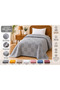 100% Cotton Square Patterned Pique Single Size 160X230 cm – Breathable Soft Textured Four-Season Pique - 2