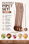 6-Piece Metal Straw Set with Spoon, Bronze Stainless Steel Reusable Straws, Includes Cleaning Brush
