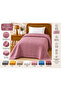 100% Cotton Square Patterned Pique Single Size 160X230 cm – Breathable Soft Textured Four-Season Pique - 2