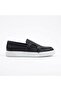 Zrc417 Premium Laceless Casual Men's Loafer Black - 4