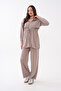 Front Robali Pocketed Zippered Pique Modal Suit - 2