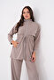 Front Robali Pocketed Zippered Pique Modal Suit - 7