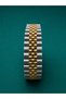 Premium Two Tone 100% Full Stainless Steel Jubilee Model Watch Band 22mm - 2