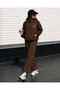 Unisex Men's and Women's Macklin Movement Printed Oversize 3 Thread Hooded Baggy Bottom Tracksuit Set
