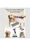 Italo Pet Grooming & Deshedding Tool | Professional Undercoat Rake & Hair Removal Brush for Dogs and Cats (Purple/Black) - Model PET-44S25