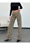 TREND LEOPARD PRINTED SPECIAL DESIGN BAGGY JEAN PALAZZO PANTS