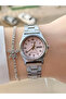 Women's Wristwatch with Pink Calendar Dial - 3