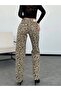 TREND LEOPARD PRINTED SPECIAL DESIGN BAGGY JEAN PALAZZO PANTS - 4