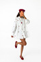 Premium Design Denim Jacket with Fruit Figure Embroidery Oversized Denim Jacket - 6
