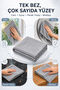 6-Piece Bitik Checkered Cleaning Cloth - Dirt and Dust-Free Glass Cleaning Cloth with High Water Absorption for Kitchen 40X40Cm - 5