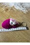 Hand-Knitted Sleeping Cat Keychain - 3