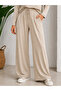 Women's Single Jersey Modal Pocketed Elastic Waist Wide Leg Two-Piece Set - 6