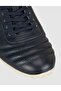 Men's Navy Blue Genuine Leather Padel Casual Shoes - 6