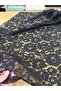 Kordone Lace Fabric Width 140 cm - High Quality Embossed Patterned Kordone Fabric for Evening Dresses and Gowns - 2