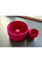 Small 14X14 cm Vegetable and Fruit Washing Bowl with Strainer Fruit and Vegetable Washing and Draining Container - 3