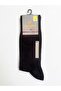 Men's Baklava Textured Bamboo Socks Black - 2