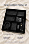 9-Piece Premium Men's Gift Set Genuine Leather Black Wallet Case Compatible with iPhone 17 Pro Max
