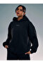 Unisex Men's and Women's Macklin Minimal Printed Oversize 3 Thread Hooded Baggy Bottom Tracksuit Set - 2